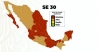 El sem&aacute;foro Covid-19 catalog&oacute; en rojo a 18 entidades y 14 en naranja, entre ellas Sinaloa