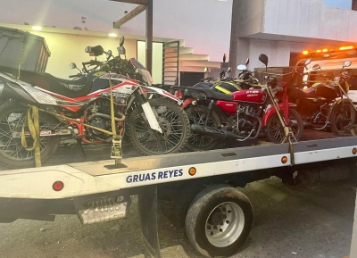 La Tr&aacute;nsito Municipal retuvo 12 motocicletas durante operativo en Valle del Agua, Los &Aacute;ngeles y Zona Dorada