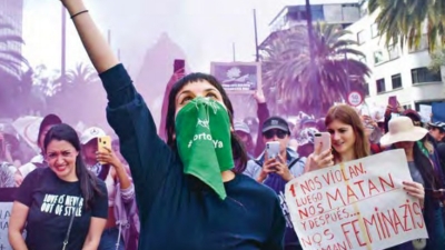Colectivos de feministas se manifiestan en 25 estados