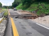 Lluvias colapsan puente reci&eacute;n construido en Escuintla, Chiapas