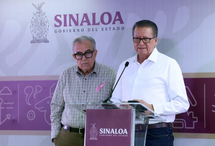Renuncia 'Pity' Velarde como Secretario de Econom&iacute;a; anuncia el Gobernador Rocha Moya cambios en su Gabinete