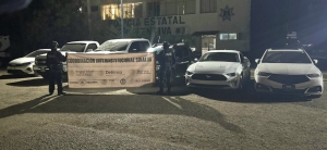 Aseguran en Culiac&aacute;n veh&iacute;culos, armas, cargadores, cartuchos, equipo t&aacute;ctico y puntas de acero: Grupo Interinstitucional