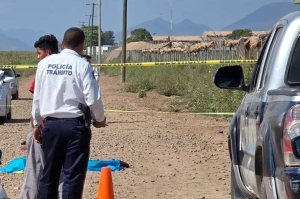 En accidente de tr&aacute;nsito fallece un motociclista en el pueblo Cinco Hermanos, en Navolato