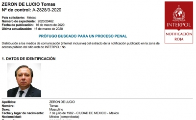 Europa, EU, Guatemala y Belice los sitios en los que buscan a Tom&aacute;s Zer&oacute;n la Interpol