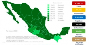 M&eacute;xico inici&oacute; la semana con 5 mil 986 contagios, y con 12 defunciones por COVID-19