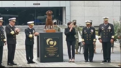 Rinden homenaje a &ldquo;Frida&rdquo;, perrita rescatista; salv&oacute; a 55 personas en su trayectoria