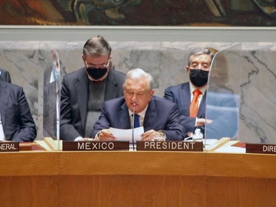 'Batea' L&oacute;pez Obrador invitaci&oacute;n a la ONU: &lsquo;ya fui, que lean lo que dije&rsquo;