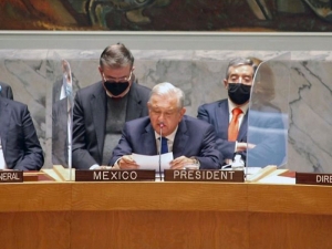 'Batea' L&oacute;pez Obrador invitaci&oacute;n a la ONU: &lsquo;ya fui, que lean lo que dije&rsquo;