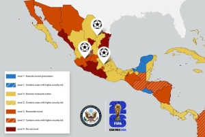 EEUU activa alerta por "Terrorismo" para las 3 sedes del Mundial 2026 en M&eacute;xico, ante tensi&oacute;n bilateral
