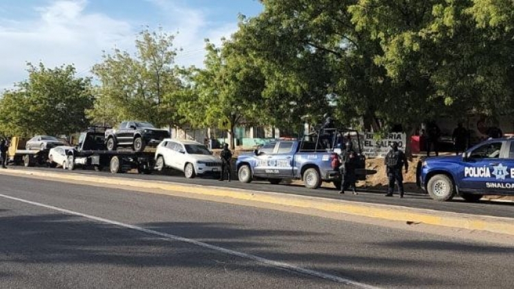 Cuatro detenidos, veh&iacute;culos, droga y un arsenal asegurados en operativo en Culiac&aacute;n