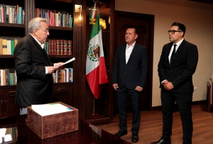 Nombra Rocha Moya a titular de Coepriss y funcionarios en Obras P&uacute;blicas y Sector Educativo