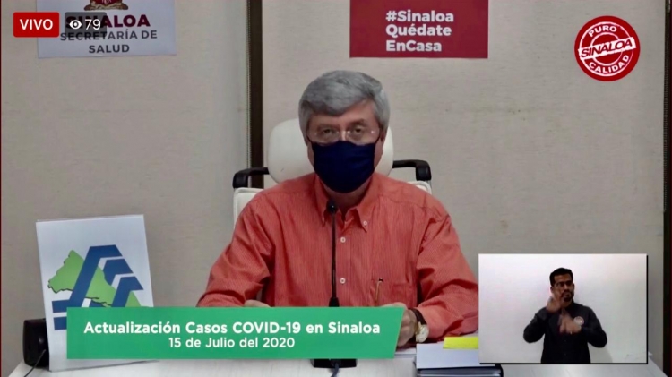 Sinaloa suma nuevamente casi 300 casos nuevos de COVID-19; hay 10,773 casos confirmados