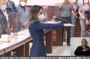 Pier Angely Camacho, alcaldesa sustituta de Salvador Alvarado
