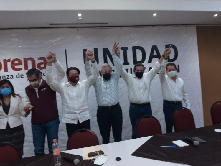 Se suma el PAS a Morena para que gane Rocha Moya