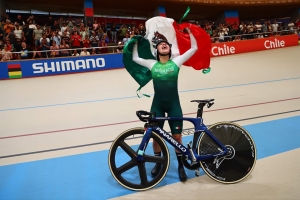 Yareli Acevedo regresa a M&eacute;xico al podio de un Campeonato Mundial de ciclismo de pista