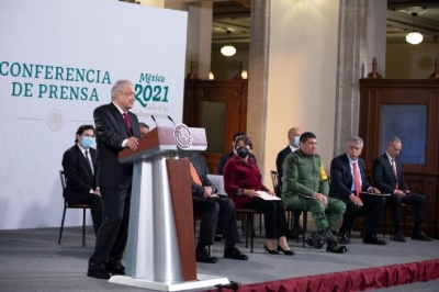 Ya disminuy&oacute; la inseguridad en Zacatecas, afirma AMLO