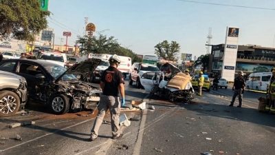 Carambola en Nuevo Le&oacute;n deja un saldo de dos personas muertas y tres lesionados