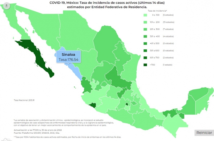 M&eacute;xico sum&oacute; 13 mil 926 contagios de COVID-19 este domingo