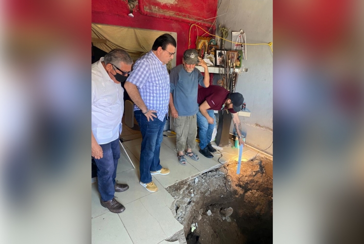 Gobierno reparar&aacute; viviendas afectadas por socav&oacute;n