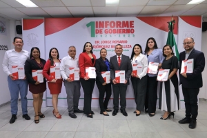 El Alcalde Jorge Boj&oacute;rquez entrega al Cabildo de Navolato su Primer Informe de Gobierno