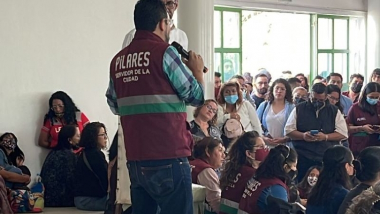 "S&iacute; vamos a pasar lista&rdquo; en la marcha, dice el titular de Indeporte a talleristas de Pilares
