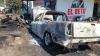 Balean e incendian una camioneta de un taller mec&aacute;nico en el ejido Canan