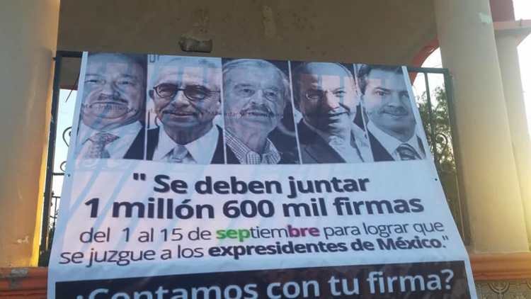 Ante la falta de firmas L&oacute;pez Obrador pedir&aacute; al Congreso la consulta para juzgar a expresidentes