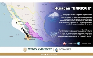Enrique provoca el cierre del puerto Topolobampo