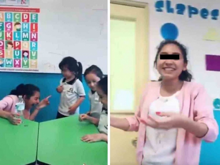 Maestra de kinder se vuelve viral por jugarle una mala broma a una ni&ntilde;a y la 'Corren'