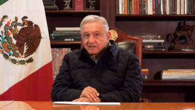 El presidente Andr&eacute;s Manuel L&oacute;pez Obrador