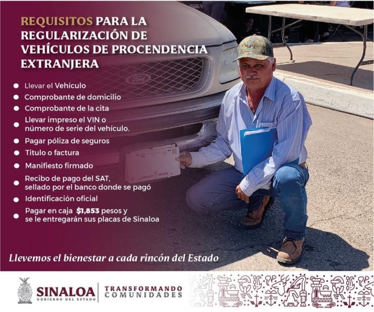 Habr&aacute; regularizaci&oacute;n de autom&oacute;viles durante periodo vacacional: SATES