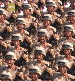 Con poder&iacute;o militar China conmemor&oacute; la victoria sobre Jap&oacute;n