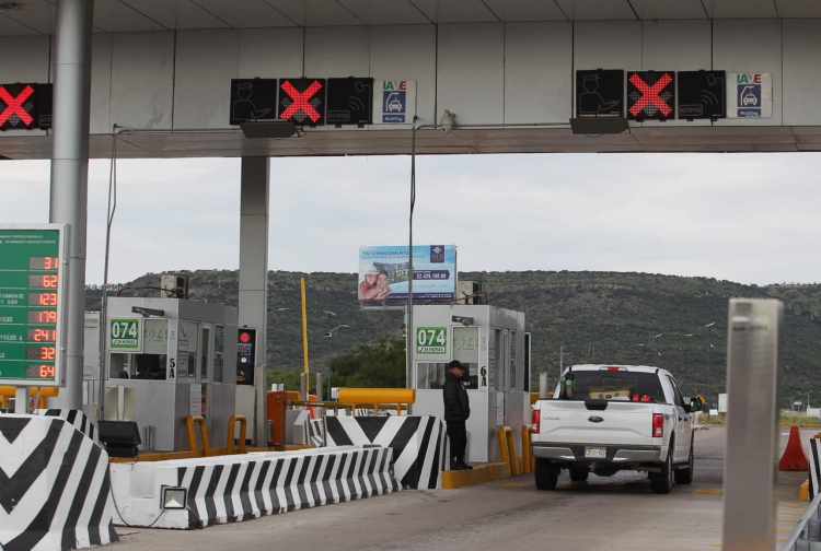 Tarifas en casetas de peaje sufren aumento del 3% a partir de hoy