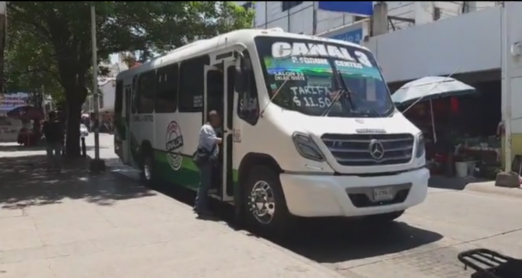 Como baldazo de agua fr&iacute;a reciben usuarios el aumento a tarifas del transporte urbano