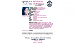 Se activ&oacute; el Protocolo Alba para la localizaci&oacute;n de Miriam Karina de 43 a&ntilde;os de edad