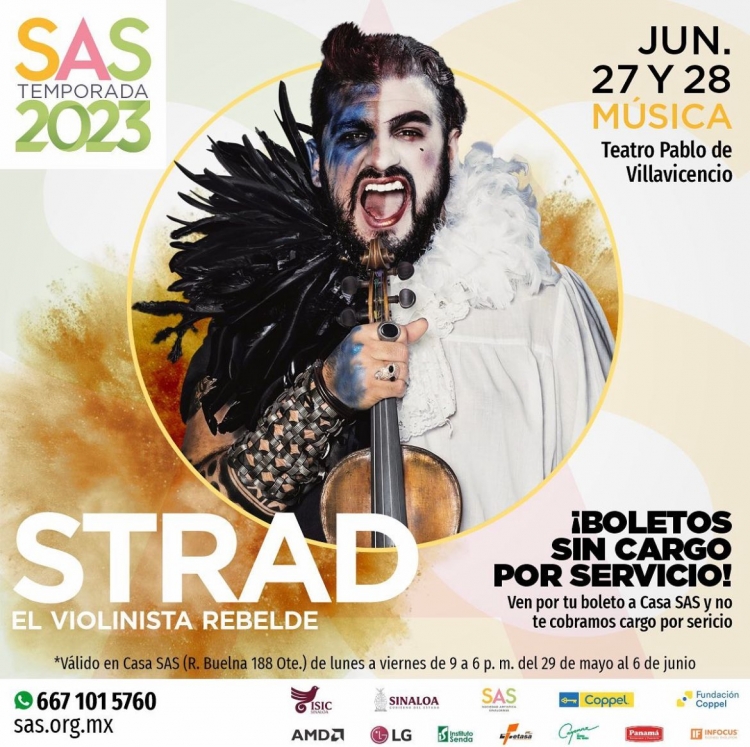 La Temporada SAS abre con la rebeld&iacute;a del violinista Strad