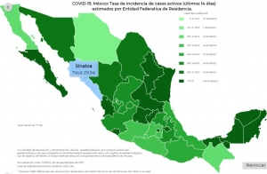 M&eacute;xico alcanz&oacute; los 5,127 casos de contagios acumulados