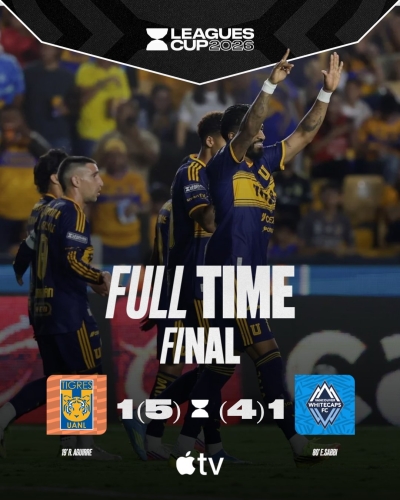 Tigres y Atlas rescatan la noche mexicana; Ju&aacute;rez es goleado en la Leagues Cup