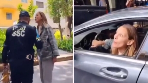 "Odio a los negros como t&uacute;", captan a Lady Racista agrediendo a polic&iacute;a por conflicto vial en la Ciudad de M&eacute;xico
