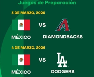 Selecci&oacute;n mexicana de b&eacute;isbol enfrentar&aacute; a los bicampeones Dodgers