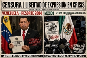 De la Ley Resorte de Ch&aacute;vez a la "Ley Lenin" en M&eacute;xico