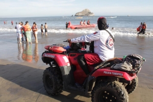 Ni&ntilde;os extraviados, el incidente m&aacute;s frecuente en las playas de Mazatl&aacute;n