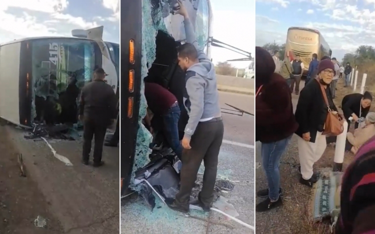 Carreterazo en la costera Benito Ju&aacute;rez de Sinaloa: un muerto y 15 heridos