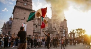 Por tercer d&iacute;a consecutivo se registraron protestas tras el asesinado del alcalde de Uruapan