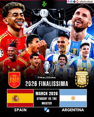 Duelo de gigantes! Finalissima entre Argentina y Espa&ntilde;a se jugar&aacute; en marzo en Qatar