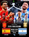 Duelo de gigantes! Finalissima entre Argentina y Espa&ntilde;a se jugar&aacute; en marzo en Qatar