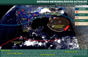 Frente Fr&iacute;o No. 55 afectar&aacute; al Norte y al Noreste del pa&iacute;s