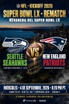Arranca la NFL 2026 con revancha del Super Bowl: Seattle-Nueva Inglaterra