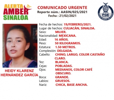 &iexcl;Ayuda a localizar a Heidy Klarenz!