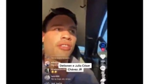 Julio C&eacute;sar Ch&aacute;vez Jr, Es detenido por policias en Culiac&aacute;n